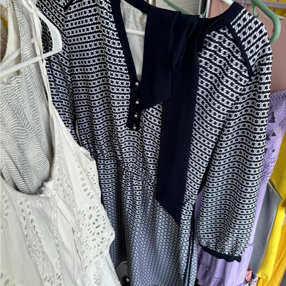 Banana Republic tie waist dress